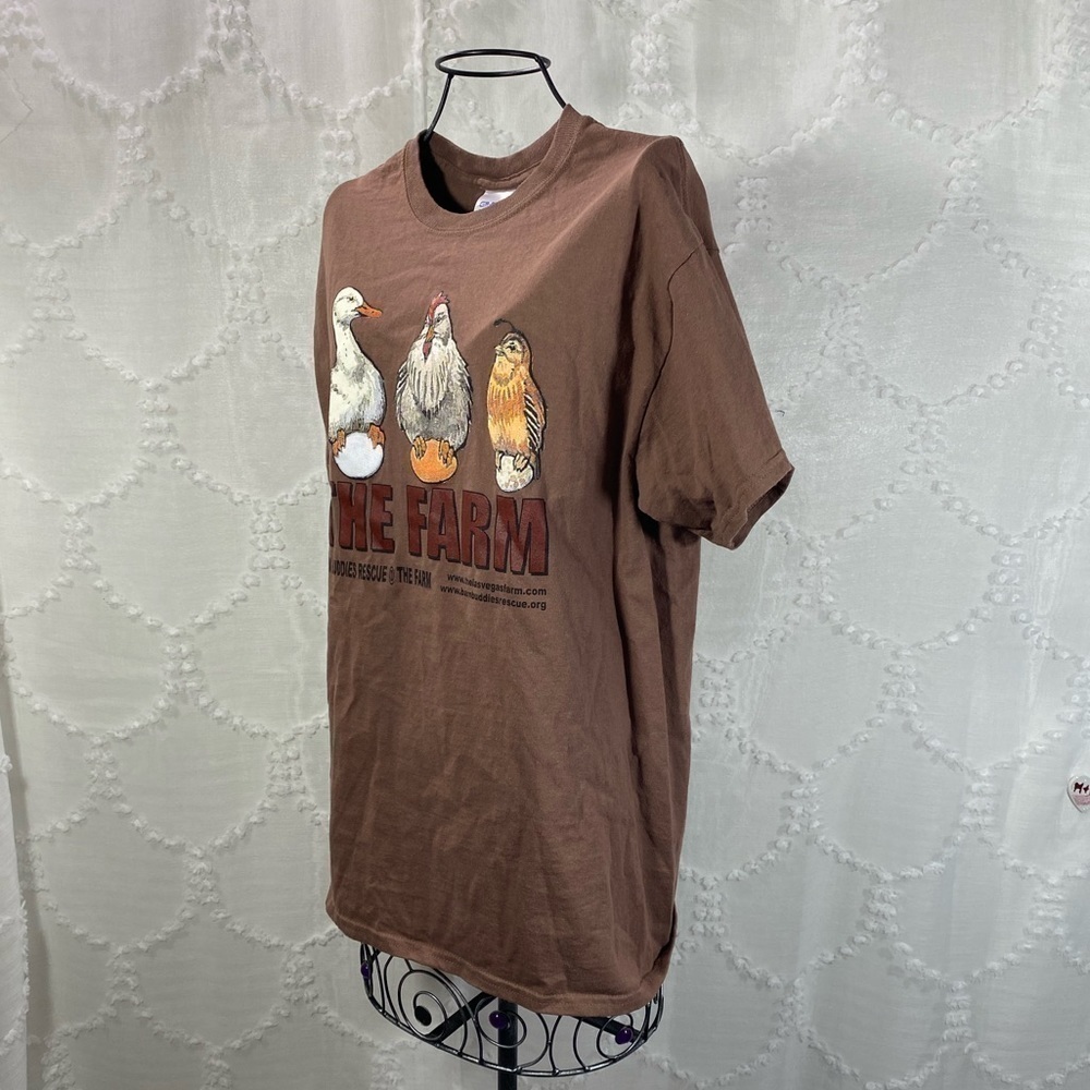 The farm brown t shirt with farm animals - Picture 4 of 7